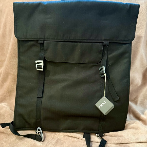 Nau Envelope Courier Pack Backpack – Caviar Black – New With Tags